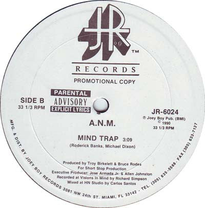 A.N.M. : Trigger Happy Cop (12", Promo)