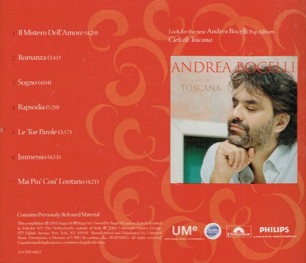 Andrea Bocelli : Victoria's Secret Presents Mistero Dell' Amore (The Mystery Of Love) (CD, Comp)