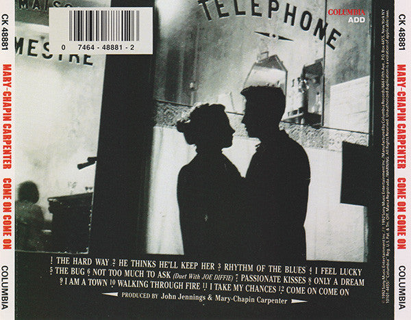 Mary Chapin Carpenter : Come On Come On (CD, Album, Pit)