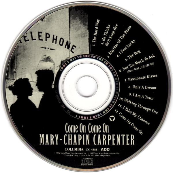 Mary Chapin Carpenter : Come On Come On (CD, Album, Pit)