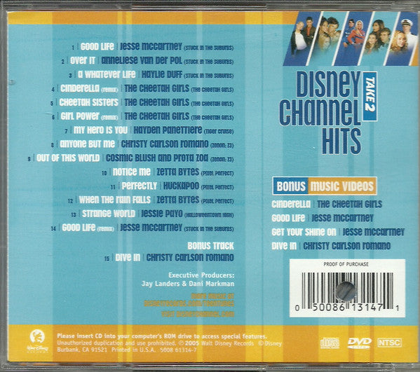 Various : Disney Channel Hits: Take 2 (Greatest Hits And Music Videos From Favorite Disney Channel Original Movies) (CD, Comp, Enh + DVD-V)