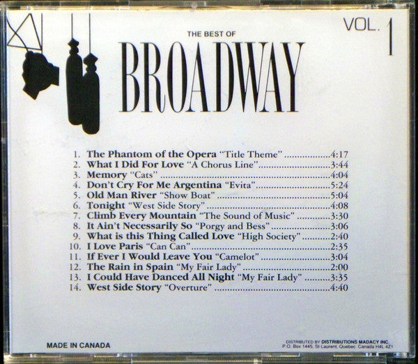 Unknown Artist : The Best Of Broadway (3xCD, Comp + Box, Comp)