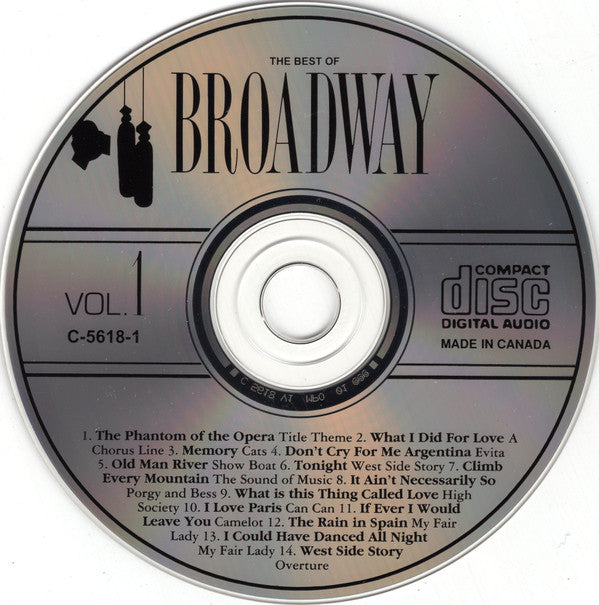 Unknown Artist : The Best Of Broadway (3xCD, Comp + Box, Comp)