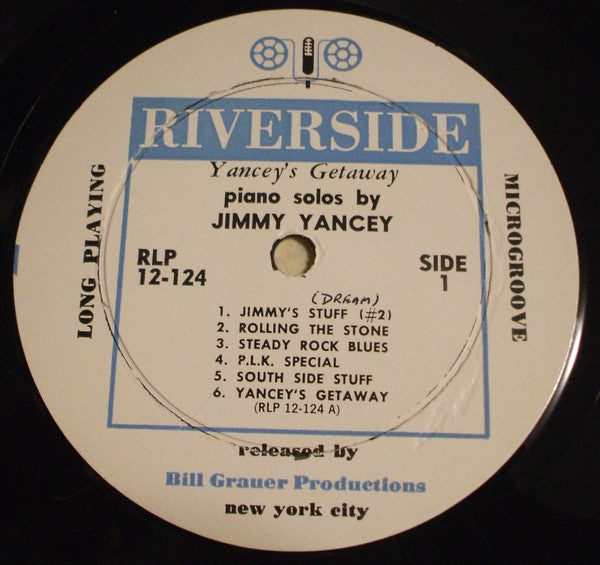 Jimmy Yancey : Yancey's Getaway - Piano Solos By Jimmy Yancey (LP, Mono)