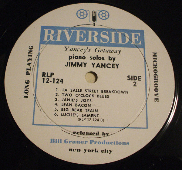 Jimmy Yancey : Yancey's Getaway - Piano Solos By Jimmy Yancey (LP, Mono)