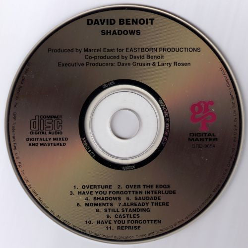 David Benoit : Shadows (CD, Album)