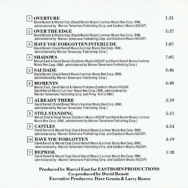 David Benoit : Shadows (CD, Album)