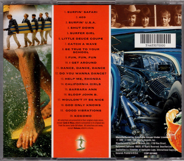 The Beach Boys : 20 Good Vibrations - The Greatest Hits - Volume 1 (CD, Comp, Club, RE)