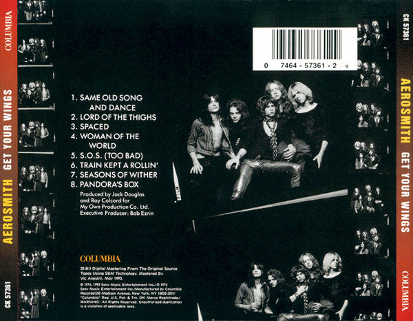 Aerosmith : Get Your Wings (CD, Album, RE, RM)