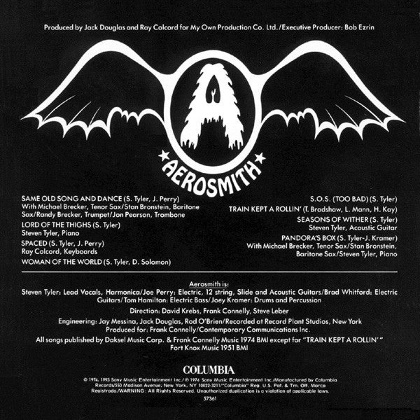 Aerosmith : Get Your Wings (CD, Album, RE, RM)