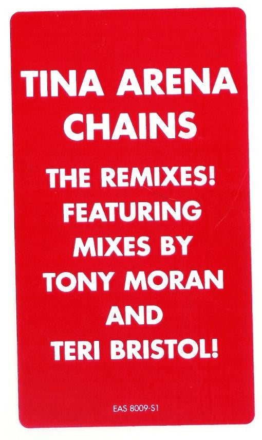 Tina Arena : Chains (The Remixes!) (12", Promo)