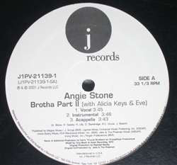 Angie Stone : Brotha Part II (12", Promo)