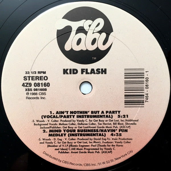 Kid Flash : Mind Your Business (12")