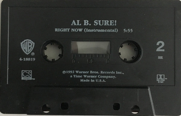 Al B. Sure! : Right Now (Cass, Single)