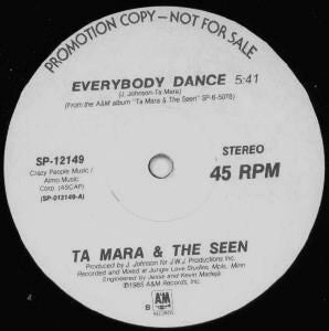 Ta Mara & The Seen : Everybody Dance (12", Promo)