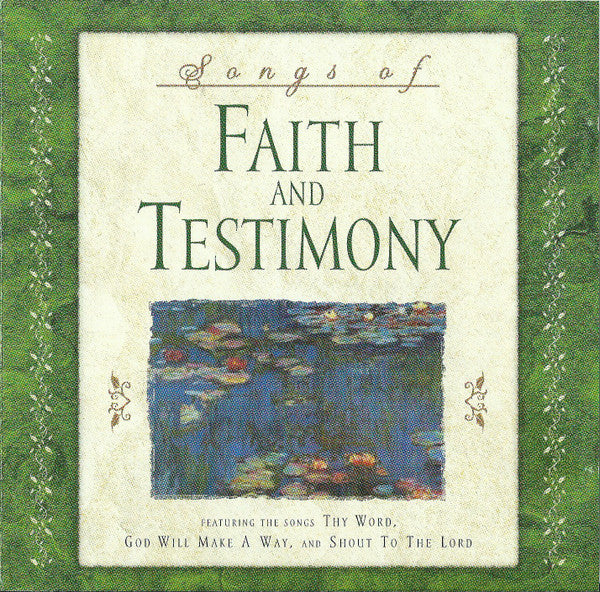 Unknown Artist : Songs Of Faith And Testimony (CD)