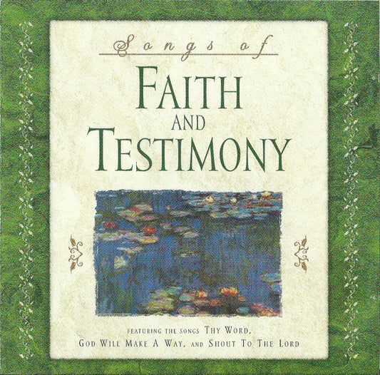 Unknown Artist : Songs Of Faith And Testimony (CD)