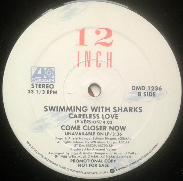 Swimming With Sharks : Careless Love (12", Promo, SP )