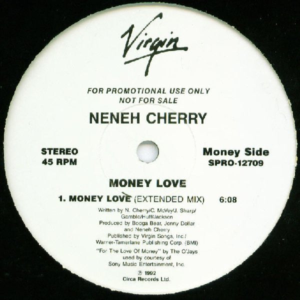 Neneh Cherry : Money Love (12", Promo)