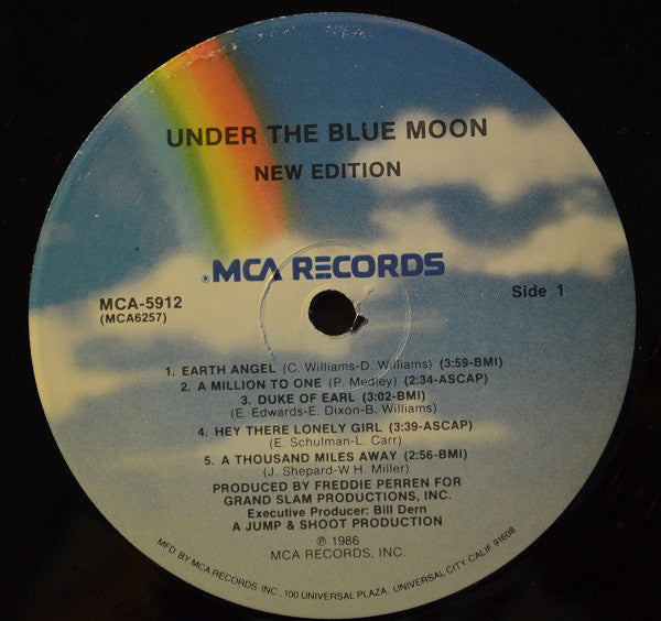 New Edition : Under The Blue Moon (LP, Album)