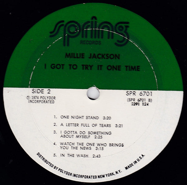 Millie Jackson : I Got To Try It One Time (LP, Album)