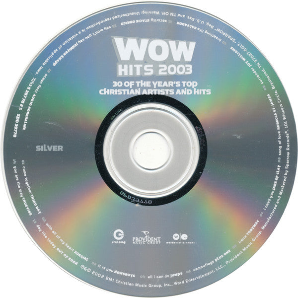 Various : WOW Hits 2003 (30 Of The Year's Top Christian Artists And Hits) (2xCD, Comp)