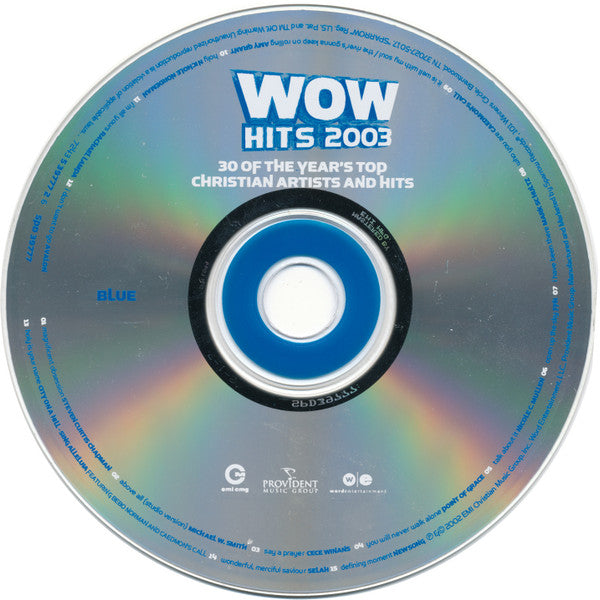 Various : WOW Hits 2003 (30 Of The Year's Top Christian Artists And Hits) (2xCD, Comp)