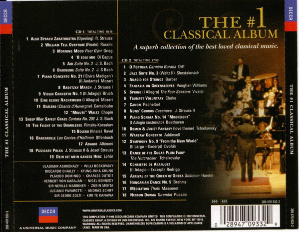 Various : The #1 Classical Album (2xCD, Comp)