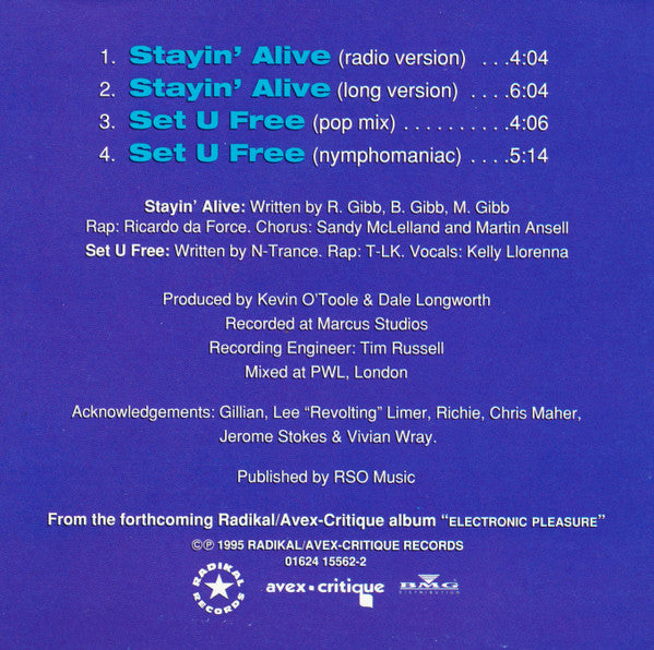 N-Trance : Stayin' Alive (CD, Maxi)