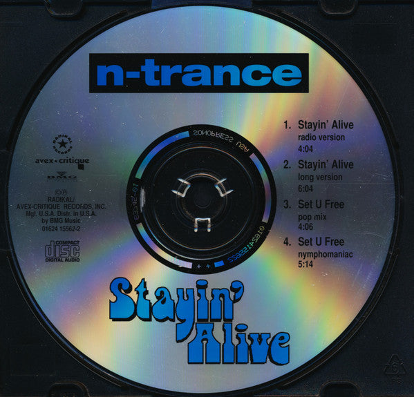 N-Trance : Stayin' Alive (CD, Maxi)