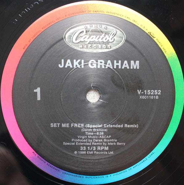 Jaki Graham : Set Me Free (12")