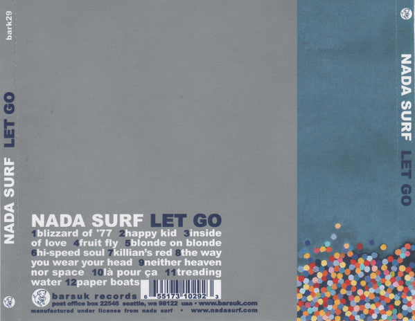 Nada Surf : Let Go (CD, Album)