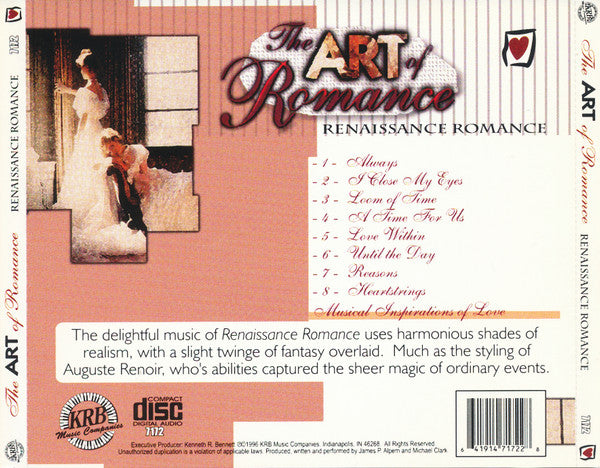 The Art Of Romance : Renaissance Romance (CD, Album)