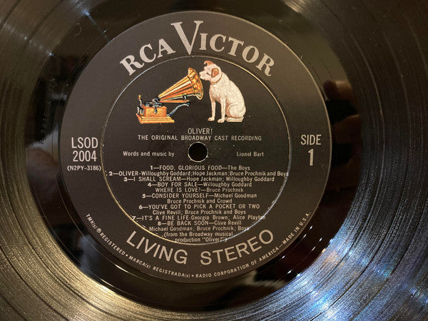 Lionel Bart : Oliver! The Original Broadway Cast Recording (LP, Album, Gat)