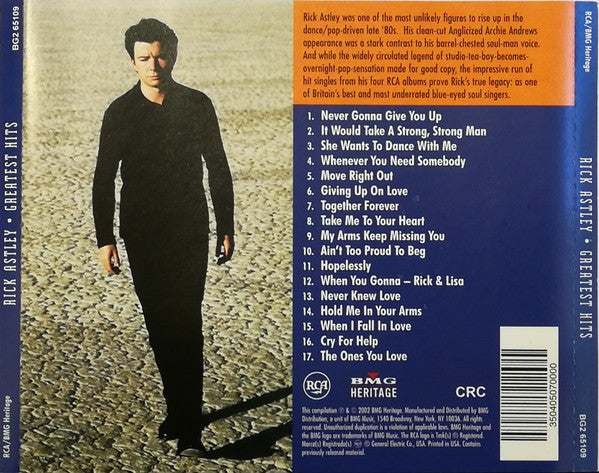 Rick Astley : Greatest Hits (CD, Comp, Club)