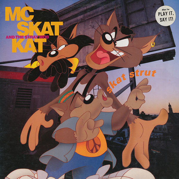 MC Skat Kat And The Stray Mob : Skat Strut (12", Promo)