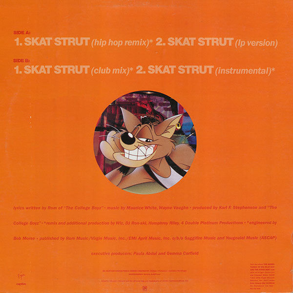 MC Skat Kat And The Stray Mob : Skat Strut (12", Promo)