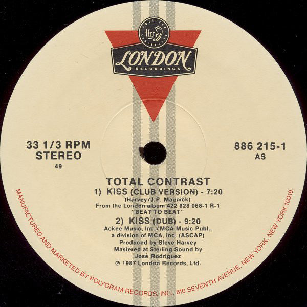Total Contrast : Kiss (12", Single, Ltd)