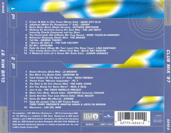 Various : Club Mix '97 (2xCD, Mixed)