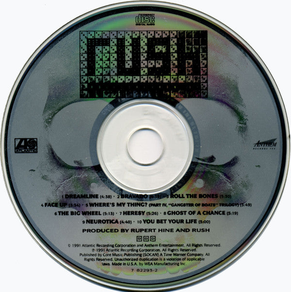 Rush : Roll The Bones (CD, Album)