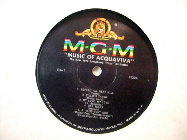 The New York Pops : Music of Acquaviva (LP, Mono)