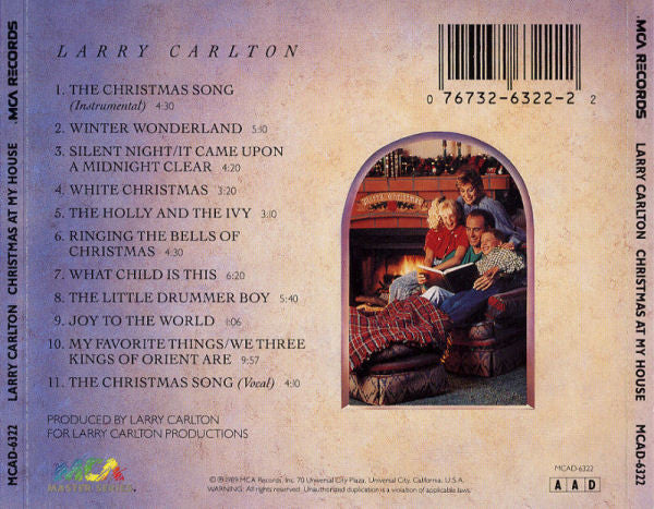 Larry Carlton : Christmas At My House (CD, Album)