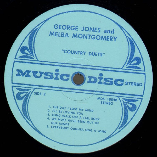 George Jones & Melba Montgomery : George Jones And Melba Montgomery Sings The Great Country Duets Of All Time (LP, Comp, 1st)