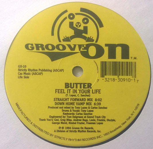 Butter (12) : Feel It In Your Life (12")