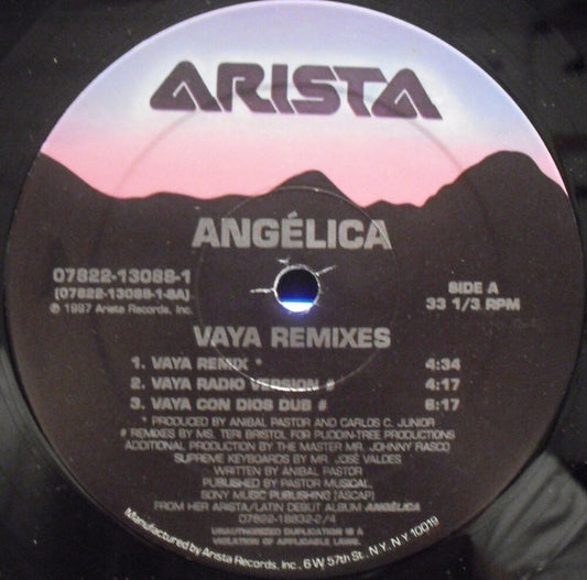 Angelica (2) : Vaya Remixes (12")