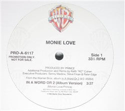 Monie Love : In A Word Or 2 / Greasy (12", Promo)