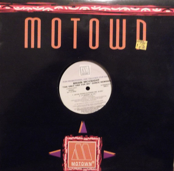 Brian McKnight : The Only One For Me (Dance Remixes) (12", Promo)