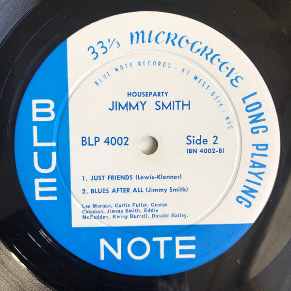 Jimmy Smith : House Party (LP, Album, Mono)