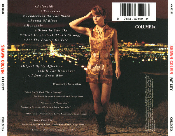 Shawn Colvin : Fat City (CD, Album)