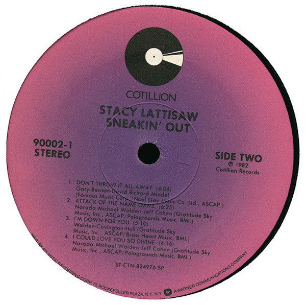 Stacy Lattisaw : Sneakin' Out (LP, Album, Spe)